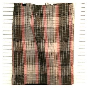 Talbots Plaid Pencil Skirt